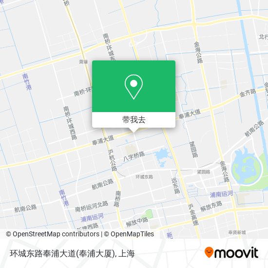 环城东路奉浦大道(奉浦大厦)地图