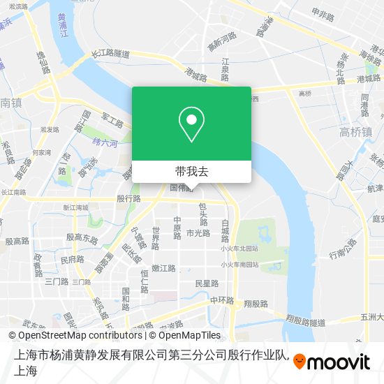 上海市杨浦黄静发展有限公司第三分公司殷行作业队地图