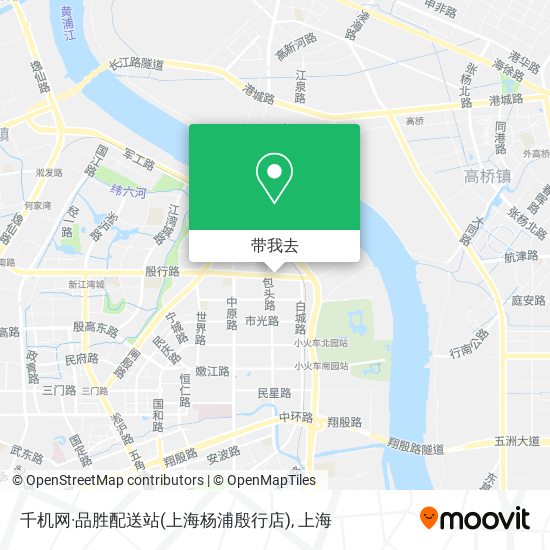 千机网·品胜配送站(上海杨浦殷行店)地图