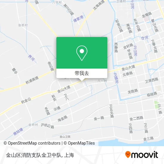 金山区消防支队金卫中队地图