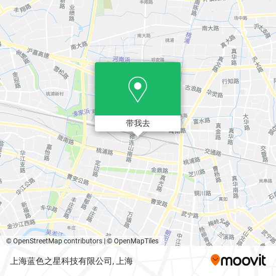 上海蓝色之星科技有限公司地图