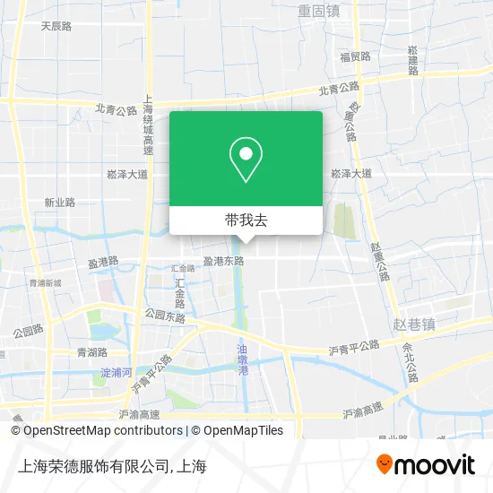 上海荣德服饰有限公司地图