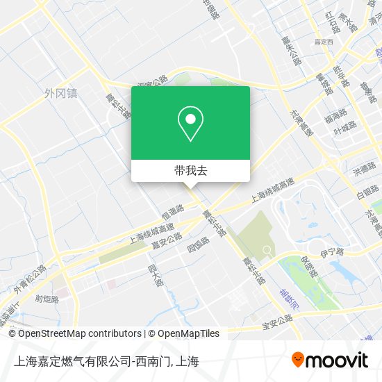 上海嘉定燃气有限公司-西南门地图