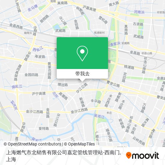 上海燃气市北销售有限公司嘉定管线管理站-西南门地图