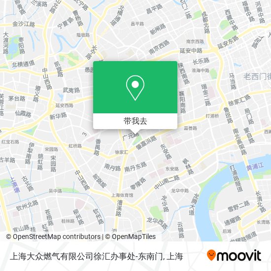 上海大众燃气有限公司徐汇办事处-东南门地图