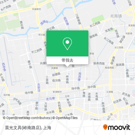 晨光文具(岭南路店)地图