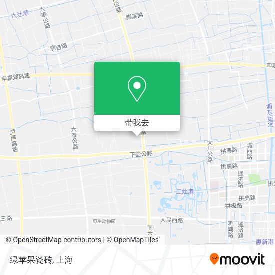 绿苹果瓷砖地图