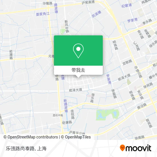 乐强路尚泰路地图