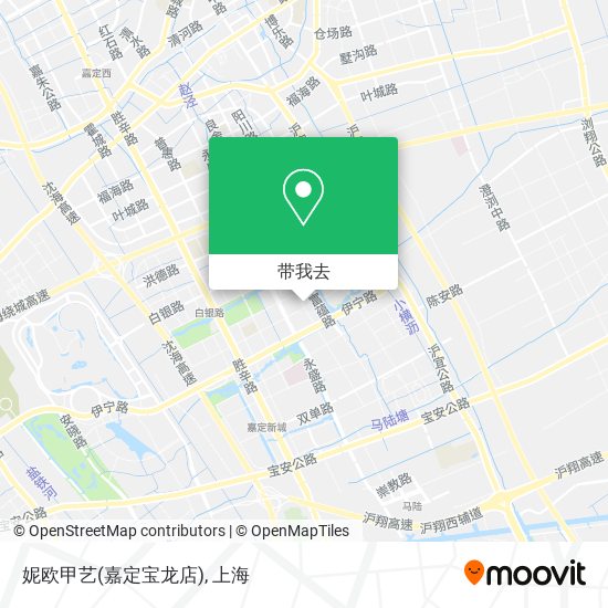妮欧甲艺(嘉定宝龙店)地图
