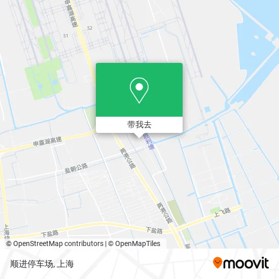 顺进停车场地图