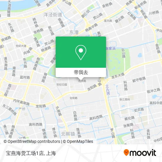 宝燕海货工场1店地图