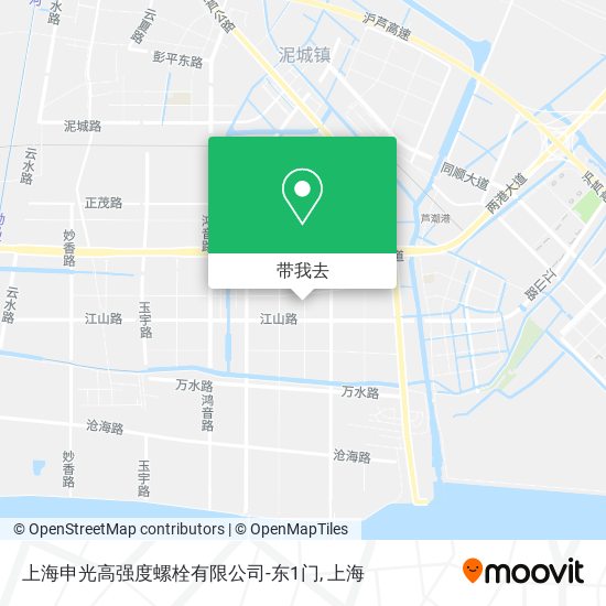 上海申光高强度螺栓有限公司-东1门地图