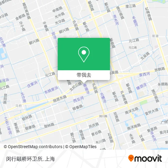 闵行颛桥环卫所地图