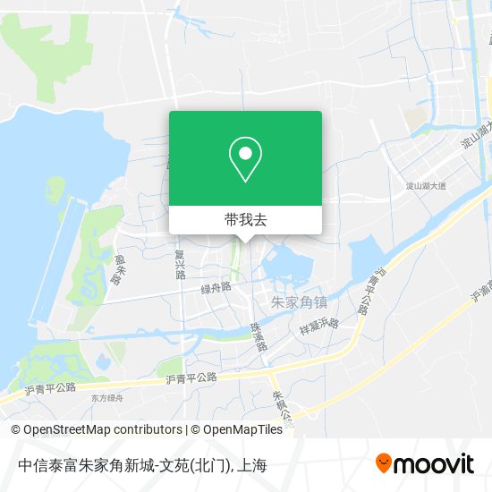 中信泰富朱家角新城-文苑(北门)地图