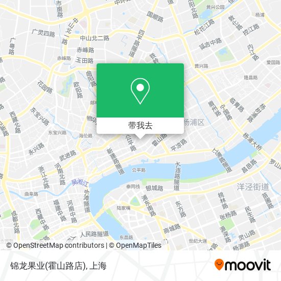 锦龙果业(霍山路店)地图