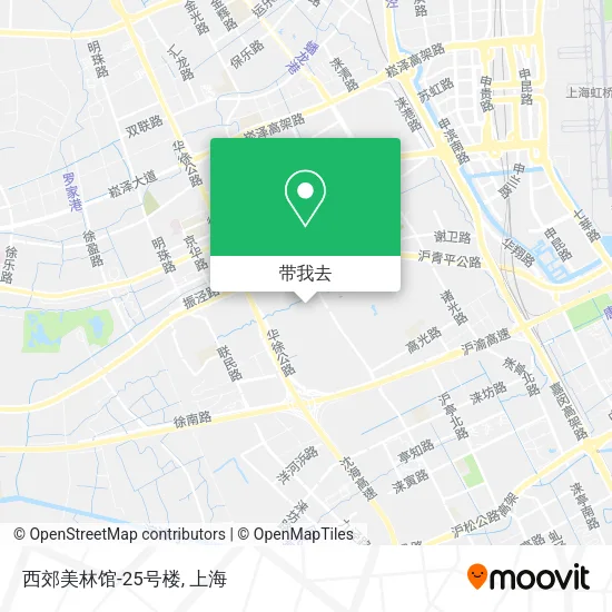 西郊美林馆-25号楼地图