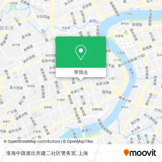 淮海中路派出所建二社区警务室地图