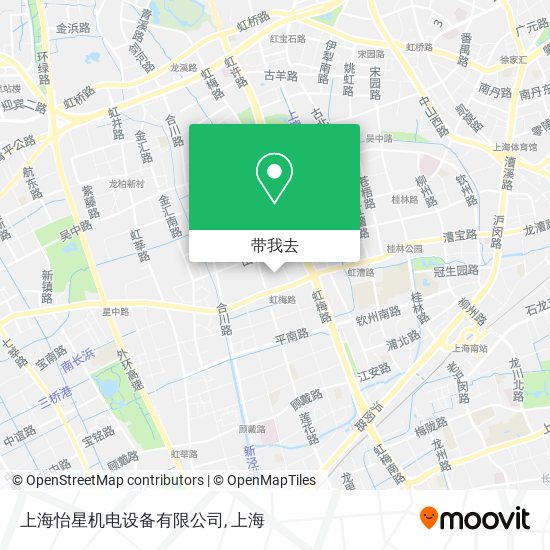 上海怡星机电设备有限公司地图