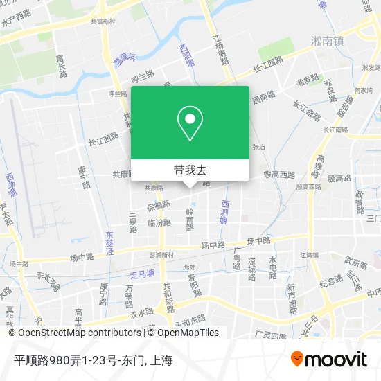 平顺路980弄1-23号-东门地图