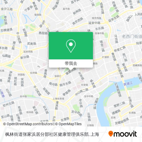 枫林街道张家浜居分部社区健康管理俱乐部地图
