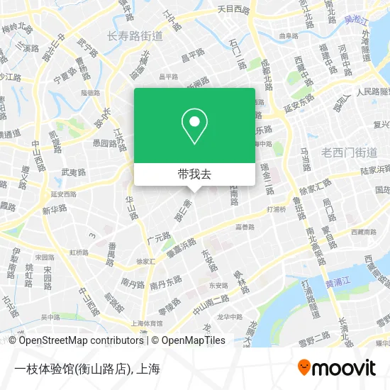 一枝体验馆(衡山路店)地图
