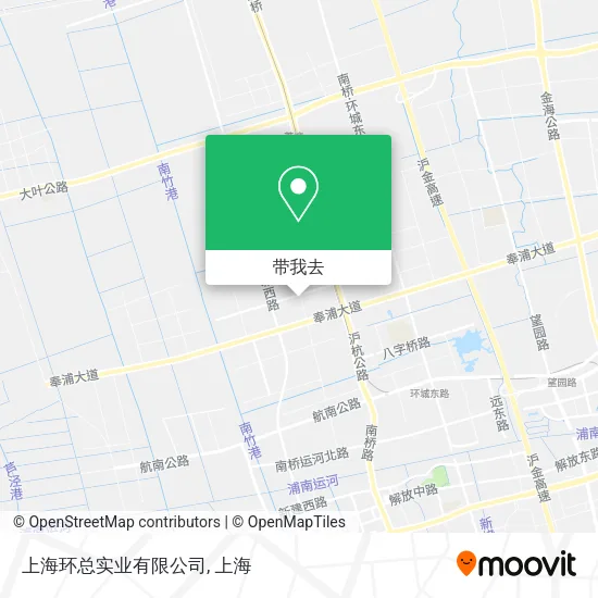上海环总实业有限公司地图