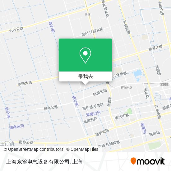 上海东篁电气设备有限公司地图