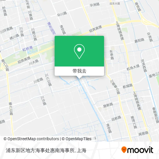 浦东新区地方海事处惠南海事所地图