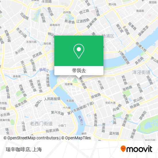 瑞辛咖啡店地图