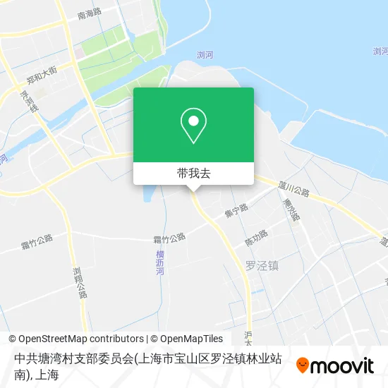 中共塘湾村支部委员会(上海市宝山区罗泾镇林业站南)地图