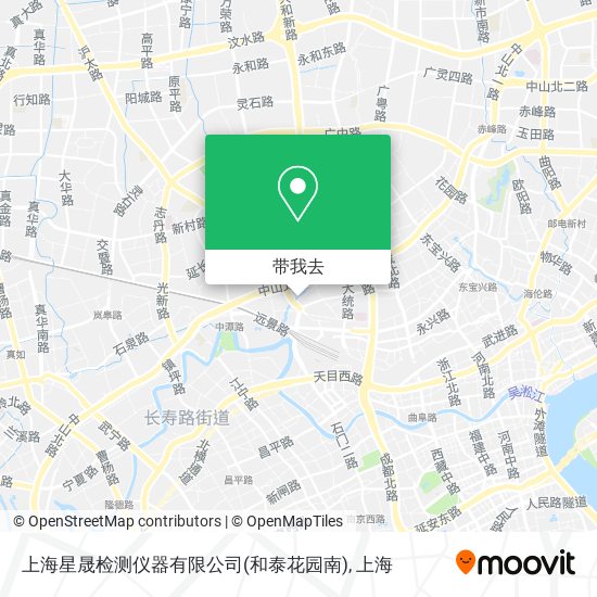 上海星晟检测仪器有限公司(和泰花园南)地图