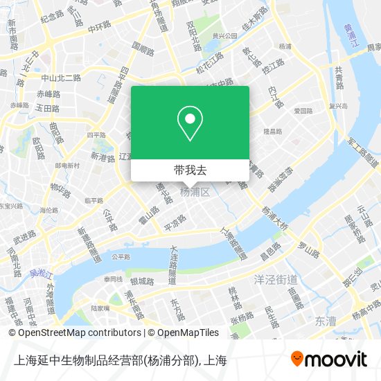 上海延中生物制品经营部(杨浦分部)地图