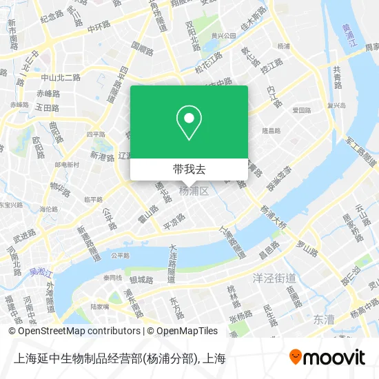上海延中生物制品经营部(杨浦分部)地图