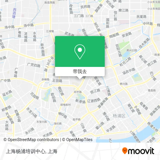 上海杨浦培训中心地图