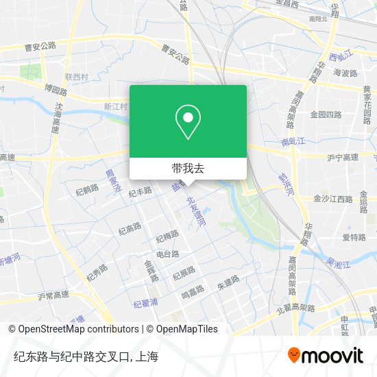 纪东路与纪中路交叉口地图