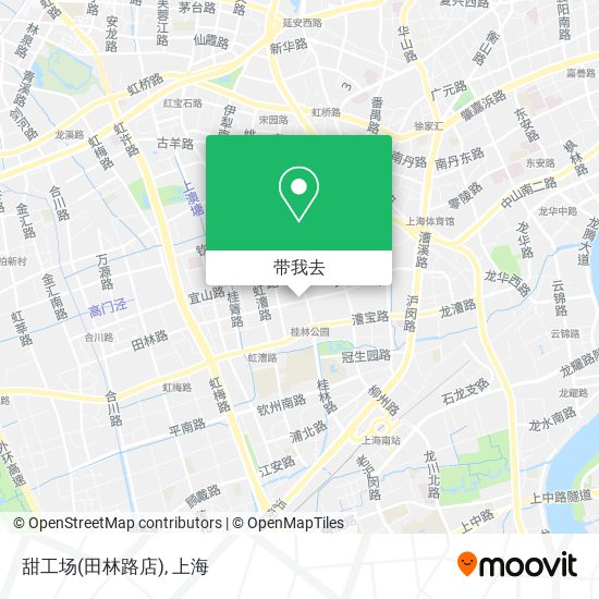 甜工场(田林路店)地图