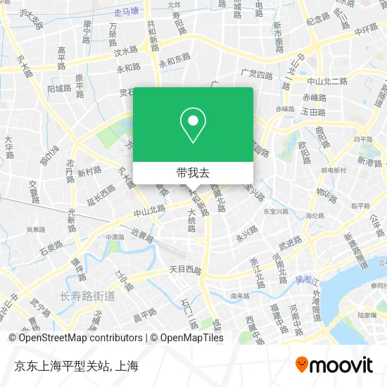 京东上海平型关站地图