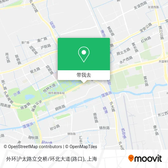 外环沪太路立交桥/环北大道(路口)地图