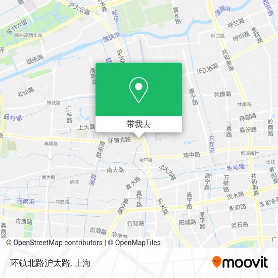 环镇北路沪太路地图