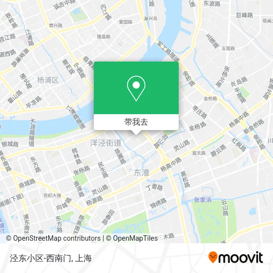 泾东小区-西南门地图