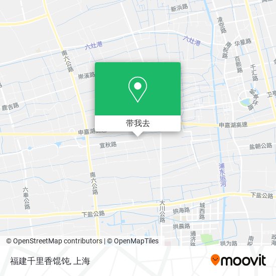 福建千里香馄饨地图