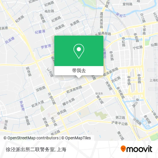 徐泾派出所二联警务室地图