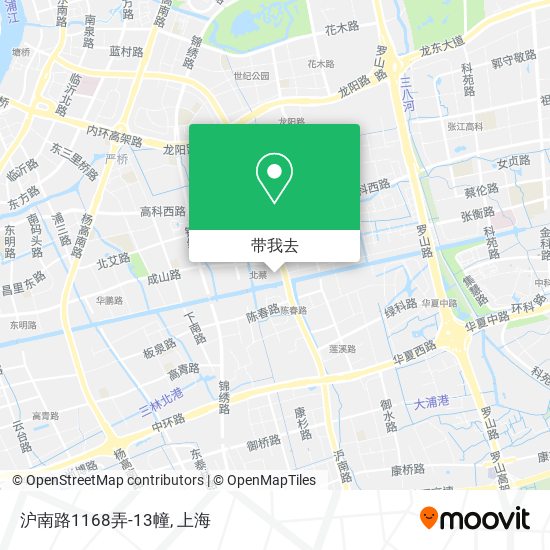 沪南路1168弄-13幢地图