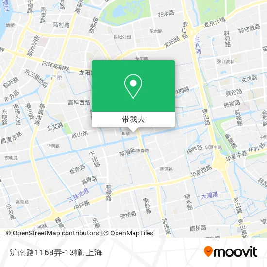 沪南路1168弄-13幢地图