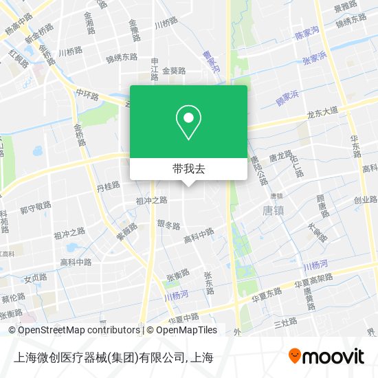 上海微创医疗器械(集团)有限公司地图