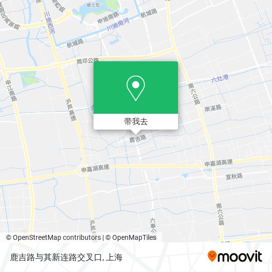 鹿吉路与其新连路交叉口地图