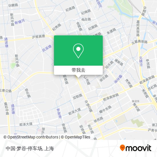 中国·梦谷-停车场地图