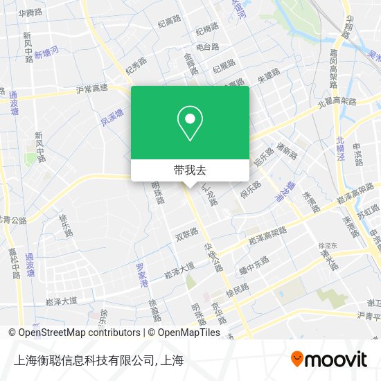 上海衡聪信息科技有限公司地图