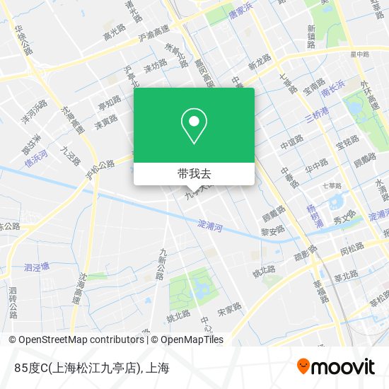 85度C(上海松江九亭店)地图