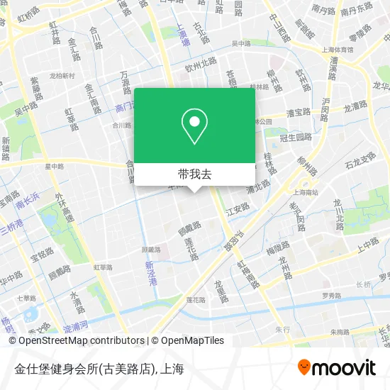 金仕堡健身会所(古美路店)地图